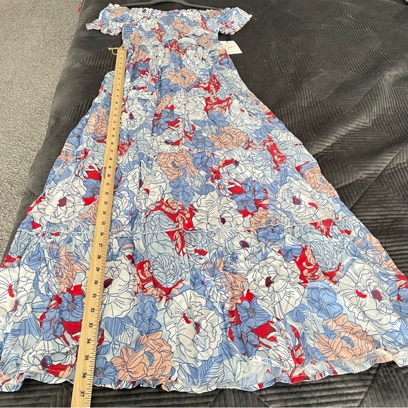 Japna Open Shoulder Floral Dress - Picture 10 of 10